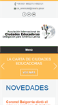 Mobile Screenshot of ciudadeseducadorasla.org